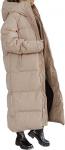 Длинное стеганое пальто с капюшоном Tankaneo Maxi, бежевый - фото 3