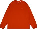 Лонгслив Supreme Small Box Long-Sleeve Tee 'Bright Orange', оранжевый - фото