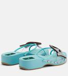 Сабо musa из пвх с кристаллами Pucci, синий - фото 3