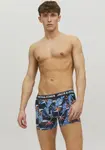 Трусы-боксеры Jack & Jones "JACAZORES TRUNKS 3 PACK" (упаковка, 3 шт.), черный - фото 2
