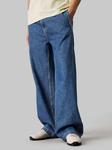Calvin Klein Jeans Джинсы Wide Leg в синем дениме - фото 2
