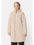 Пальто тедди с капюшоном миндального цвета Camel Active - фото