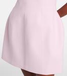 Расшитое креповое мини-платье Blumarine, Dalia Pink - фото 5