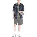 Рубашка унисекс Uniqlo, черный - фото 4