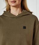 Толстовка женская Armani Exchange с капюшоном, зеленый - фото 4