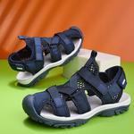 Детские сандалии SUPEREDGE, черный/синий - фото 4