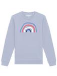 Толстовка wat? Apparel Regenbogen, цвет serene blue - фото 2