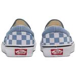 Кроссовки classic slip-on 'color theory checkerboard dusty blue' Vans, синий - фото 3