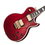 Epiphone Эпифон Alex Lifeson Les Paul Custom Axcess Quilt - Рубин - фото 2
