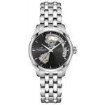 Часы Hamilton Jazzmaster Open Heart Lady Automatic с черным циферблатом - фото