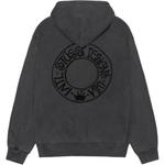 Толстовка с капюшоном Buana Pigment Dyed на молнии Stussy, черный - фото 5