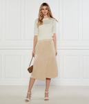 Юбка атласная летняя Boss, желтый - фото 2