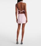 Мини-юбка из натуральной шерсти Wardrobe.NYC, Blush - фото 3