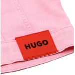 Укороченная джинсовая куртка Hugo, розовый - фото 4