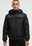 Куртка Camp David WATTIERTER BLOUSON IM WORKER-STIL MIT KAPUZE, Black - фото