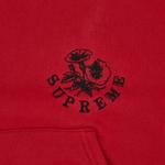 Толстовка Supreme Wild Embroidered Hooded Sweatshirt, Burnt Red - фото 3