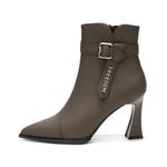 Ботильоны женские WEISHIBANGWEI, Coffee - фото