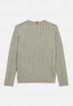 Джемпер Tommy Hilfiger CABLE SWEATER, Mid Grey Heather/Grey - фото 2