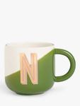 Фарфоровая кружка Alphabet John Lewis, N - фото
