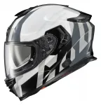 Шлем Eclipse Pivot Scorpion EXO, белый/серый - фото