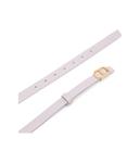 Кожаный двусторонний ремень Twinset, лавандовый - фото 3