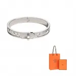 Браслет Unisex HERMES, серебро - фото