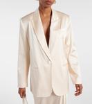 Оверсайз пиджак из шелка The Sei, Bisque - фото 5