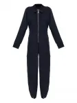 Комбинезон на молнии Victoria Beckham, синий - фото