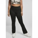 Леггинсы Urban Classics Interlock Bootcut, черный - фото 2