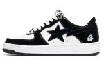 Bape Sta Лакированная Кожа Черный Белый A Bathing Ape - фото