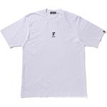 Футболка  Ape Face Logo A BATHING APE, белый - фото