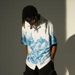 EMPTY REFERENCE Рубашка унисекс светло-голубая - фото 7