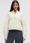 Худи lululemon SCUBA HALF-ZIP, Light Ivory/White - фото