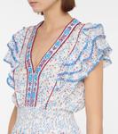 Мини-платье Камила Poupette St Barth, Blue Cerise - фото 4