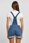 Комбинезон Urban Classics Ladies Organic Short Dungaree, синий - фото 5