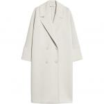 Двубортное пальто с длинными рукавами 'S MAX MARA, Белое - фото 2