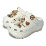 Crocs Mega Crush Clog Chocolate Kitty Clogs женские белые - фото 4