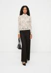 Брюки Vero Moda VMNELINE WIDE PANT, Chocolate Torte/Dark Brown - фото 2