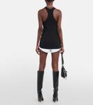 Хлопковая майка Isabel Marant, черный - фото 3