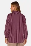 Рубашка passy rayure Maison 123, Bordeaux - фото 3