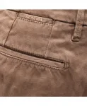 Хлопковые брюки с 4 карманами Siviglia, коричневый - фото 3