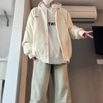 Бейсбольная куртка Unisex ALORGEEK, Горохово-зелёный (Водонепроницаемая) - фото 11