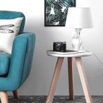 Настольная лампа konsimo. LEPUS 2 шт, серебристый/белый - фото 4