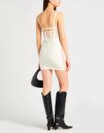 Мини-платье Mugler, айвори - фото 3