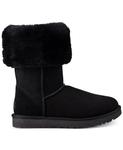 Угги высокие женские UGG Classic II, черный - фото 3