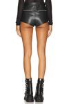 Кожаные шорты dukely H:Ours, черный - фото 4