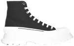 Кроссовки Alexander McQueen Tread Slick High 'Black White', черный - фото
