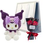 E STRONG x Sanrio Bowknot Kuromi, сидячая кукла плюшевая игрушка E-STRONG - фото 5