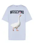 Футболка с принтом Moschino, синий - фото 3