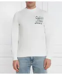 Толстовка Regular fit Calvin Klein Jeans, белый - фото